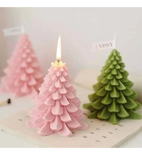 Molde De Silicon Árbol De Navidad,pino,invierno Diy