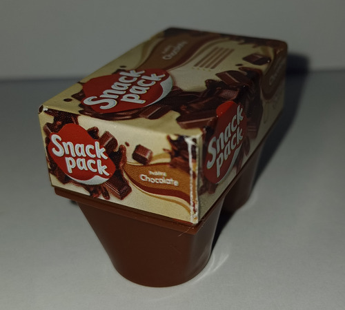 Shopkins Real Little Snack Pack Pudding Chocolate Figura (Usado)