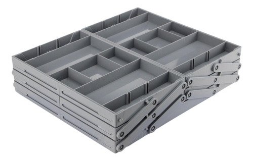 Organizador De Cajones Portátil Para 3 Niveles 25x30x6,8cm
