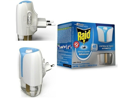 Imagem 2 de 5 de Repelente Raid Eletrico Liquido Advanced 45 Noites Automatic