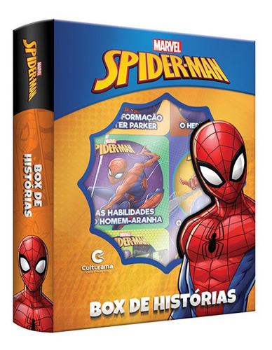 Box De Livros De Histórias Homem Aranha Com 6 Livrinhos