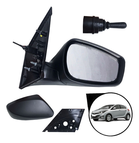 Retrovisor Lado Passageiro Controle Hyundai Hb20 2012 2013