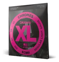 Comprar Cuerdas Para Bajo Eléctrico D'addario Xl Chromes Ecb81 Regul