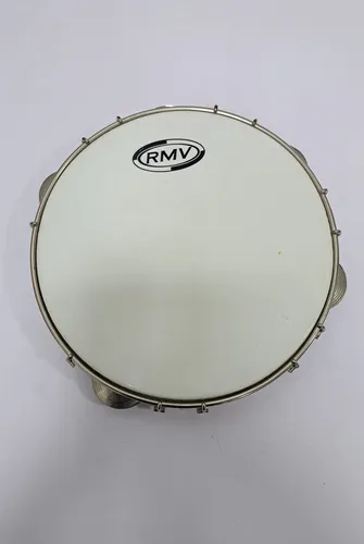 Pandeiro Rmv Profissional Branco 10'' (produto Showroom)
