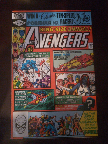 Avengers Annual#10 En Inglés Primera Aparición De Rogue!!!