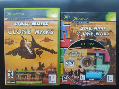 Star Wars The Clone Wars+ Tetris Worlds Xbox Clásico Complet