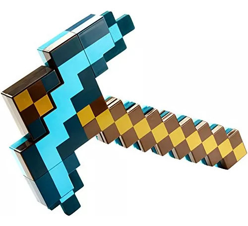 Espada Y Pico Transformables De Minecraft Para Niños, Color