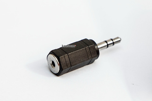 Adaptador Convertidor Plug 2.5mm Mono A Plug 3.5mm Estéreo