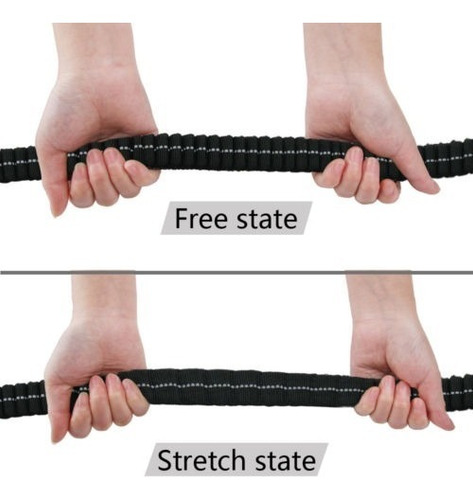 Reflexivo Que No Tire Perro Correa Bungee Lleva Anti Choque