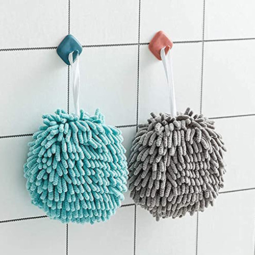 6pcs Bath Hand Towels,absorbent Hand Towel+6 Hook