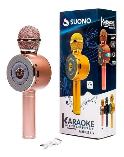 Microfono Karaoke Efecto Sonido Luz Audioritmicas Bluetooth