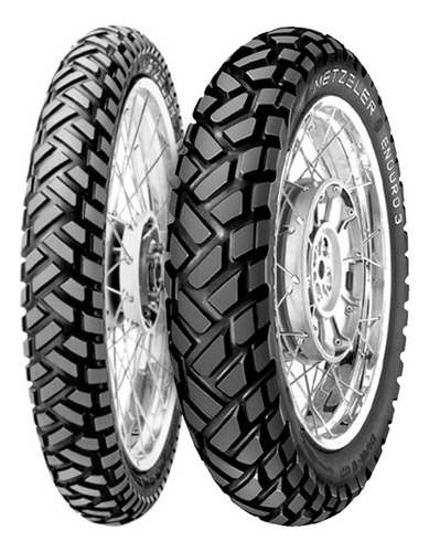 Par Pneu 90/90-21 + 120/80-18 Enduro 3 Metzeler Xr250 Xre300