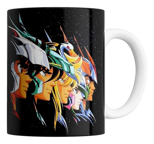 Taza De Cerámica Caballeros Del Zodiaco - Varios Modelos