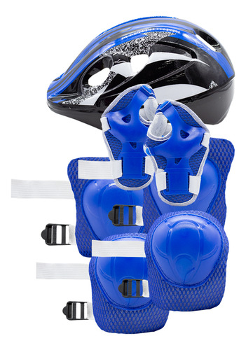 Scooter Patín Plegable Para Niñas Y Niños + Protecciones Color Azul Azul Camuflaje