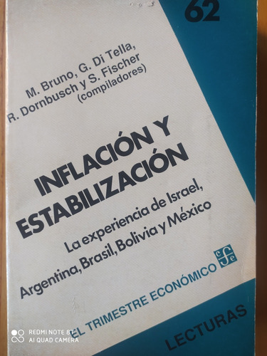 Inflación Y Estabilización / Bruno - Di Tella (fce) 