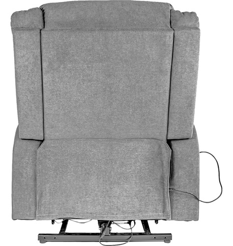 Sillon Sofa Electrico Masajeador Elevacion Temperatura Calor Color Gris