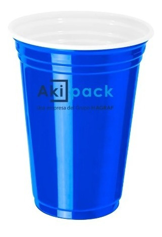 Vaso Eco-plástico Americano Azul 10oz (300cc)