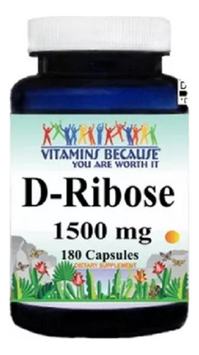 Vitamins Because D-ribose 1500mg 180cáps