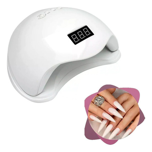 Unhas Cabine Uv Led Gel Mini Unha Cor