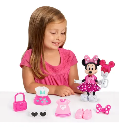 Fabulosa Muñeca A La Moda - Minnie Mouse 15 Cm - Accesorios