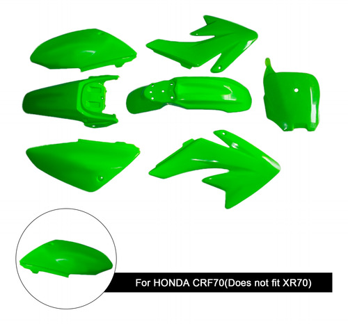 Kit De Carenado Fender Para Moto De Cross Honda Crf70, Color