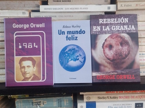 Lote X 3 1984 Rebelion En L Granja Mundo Feliz Orwell Huxley, De Orwell - Huxley. Editorial Arenal En Español