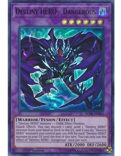 Destiny Hero - Dangerous (blhr-en063) Yu-gi-oh!