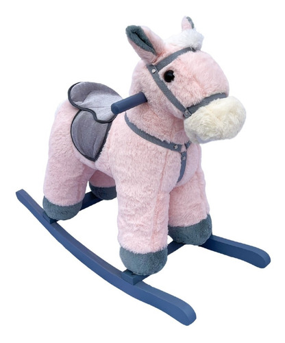 Caballo Mecedor De Peluche Suave Con Sonido Relinche - Bebé