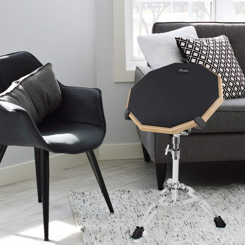 Juego De Batería De Práctica Palmusic Con Soporte Y Baquetas