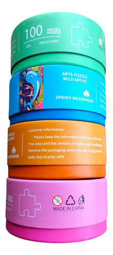 Rompecabezas Didactico De 100pz Para Niños Puzzle Varios Mod