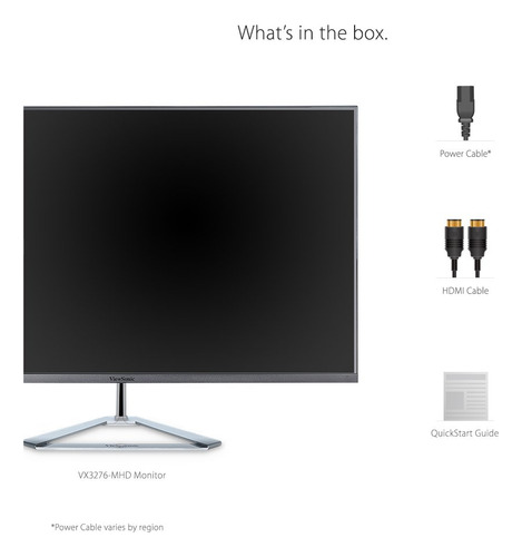 Monitor Viewsonic Vx3276-mhd De 32 Pulgadas 1080p Ips Con