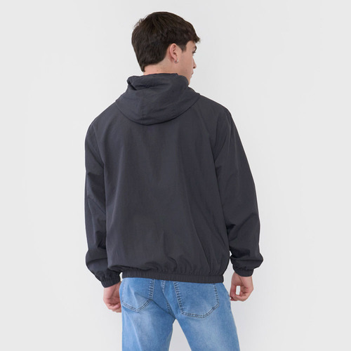 Casaca Hombre Full Zipper Gris Corona