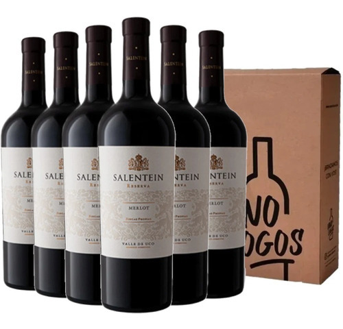 Vino Salentein Reserva Merlot Caja X6