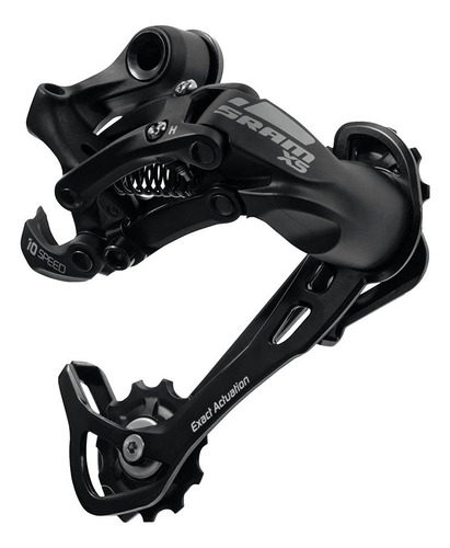 Sram Desviador Trasero X5 9 Speed Long Cage Negro