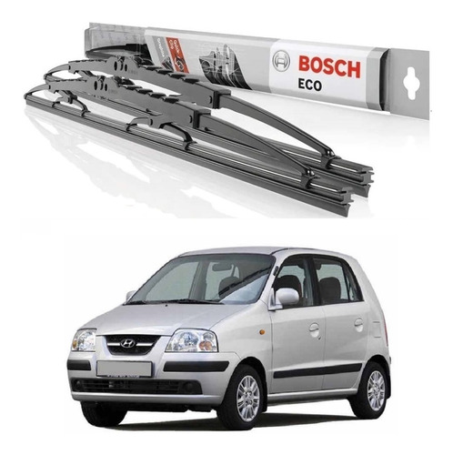 2 Plumas Limpiaparabrisas Bosch Dodge Atos 2001-2011