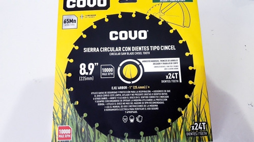 Disco Para Desmalezadora Circular 24 Dientes Covo