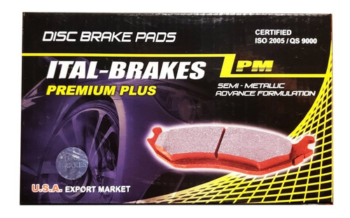 Pastillas Freno Delanteras Italbrake Peugeot 208 1.4