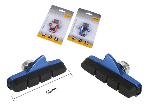 Juego De Pastillas De Freno De Bicicleta Bicicleta De Azul