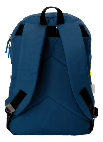 Mochila Dragon Ball Vegeta Escolar Azul Diseño De La Tela Liso