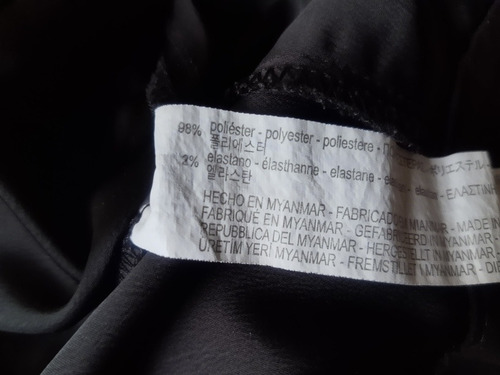 Pantalón Zara Negro Paper Bag Talle Xs Impecable
