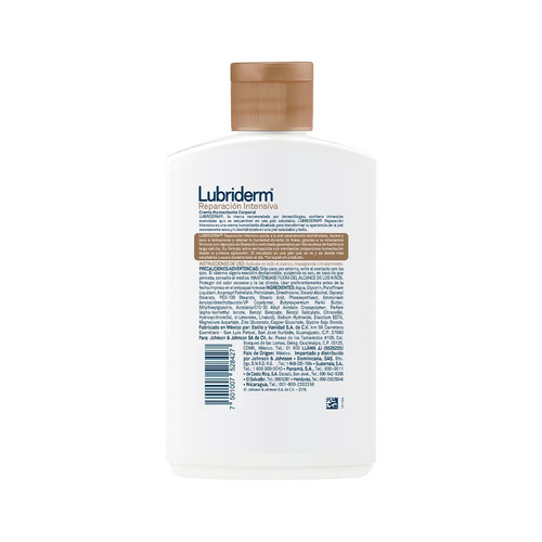 Imagen 2 de 2 de Crema líquida Lubriderm Reparación Intensiva en botella 400 ml