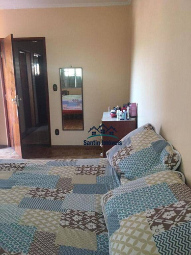 Imagem 8 de 29 de Sobrado Com 3 Dormitórios, Cozinha, Sala , Espaço Gourmet, Quintal, 02 Wc, 03 Vagas À Venda, 188 M² Por R$ 485.000 - Vila Guaraciaba - Santo André/sp - So0435