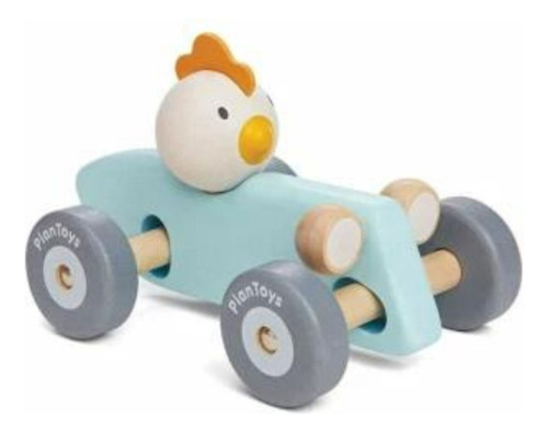 Auto Racing Pollito De Madera Plan Toys By Allegro