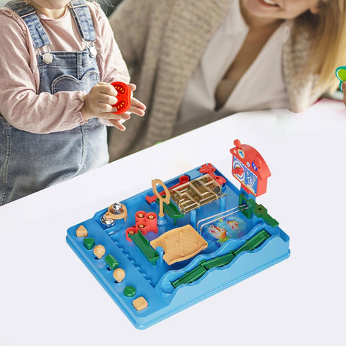 Pista De Carreras De , Juego Familiar, Mejora Las Azul