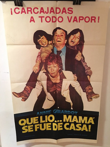 Afiche De Cine Original - Que Lio Mama Se Fue De Casa