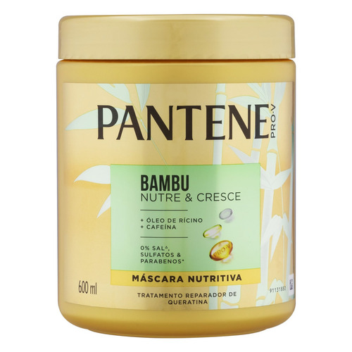 1 Mascara Pantene Bambu 600 Frete Gratis!!!
