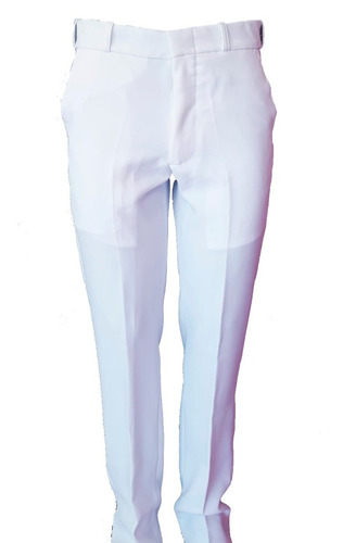 Pantalón De Vestir Blanco, Medico, Enfermero, Doctor Hombre