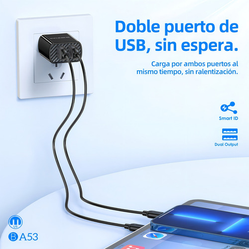 Kit De Cargador + Cable Usb De Tipo C - Borofone