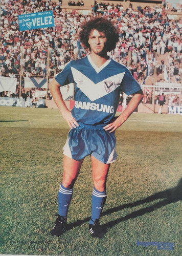 Póster Walter Pico. El Fortín De Vélez. Fútbol Argentino