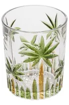Comprar Copo Pu002F Água Suco Baixo Cristal Palm Tree Wolff 340ml